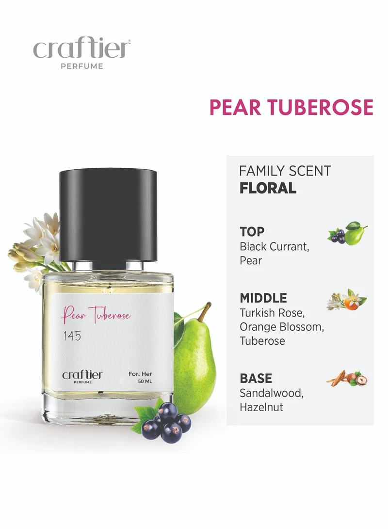 Craftier Perfume Inspired-Woman Ralph PEAR TUBEROSE - Inspired of-WOMAN RALPH, Eau De Parfum for Women - 50ml, Long Lasting Floral Fragrance Upto 16 Hrs, Travel Size Women's Perfume for Women | Best Price UAE