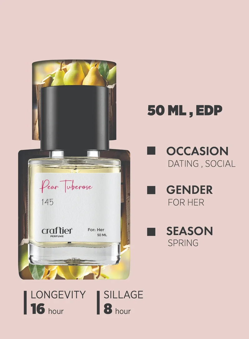 Craftier Perfume Inspired-Woman Ralph PEAR TUBEROSE - Inspired of-WOMAN RALPH, Eau De Parfum for Women - 50ml, Long Lasting Floral Fragrance Upto 16 Hrs, Travel Size Women's Perfume for Women | Best Price UAE