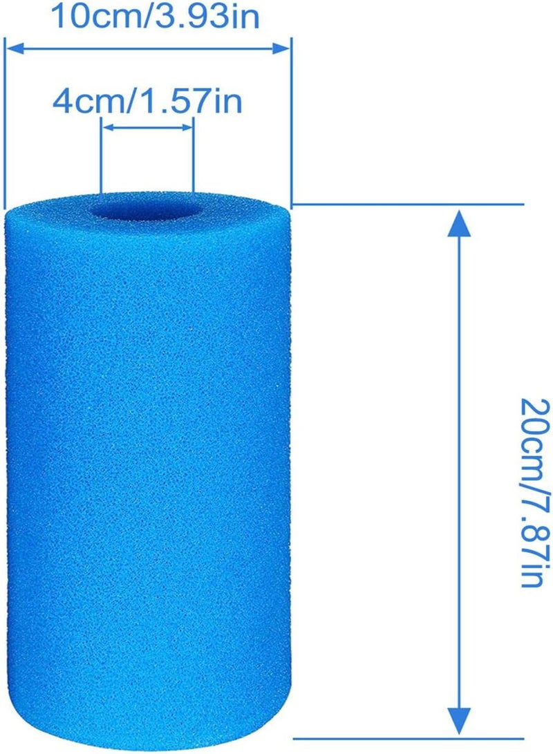 GGOOT Sponge Filter - Reusable Swimming Pool Filter Sponge, Washable Swimming Pool Filter Foam Sponge, Pool Filter Cartridge for Type A - Image 4