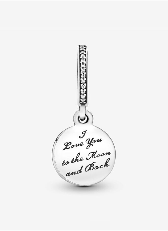 PANDORA - Pandora Women's Cubic Zirconia 925 Silver Moon Starry Sky Pendant Bracelet - Image 1