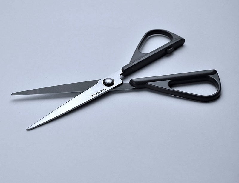 CANARY Office Scissors for Desk 6.3" [Extra Non-Stick Coating], Japanese Stainless Steel Blade [BOND FREE SERIES], Made in JAPAN, Grey - Image 4
