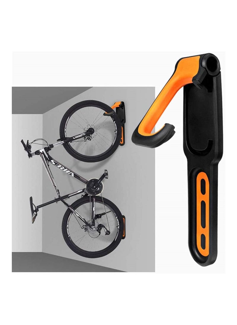 Generic - Adjustable Bike Wall Mount Space Saving Storage Rack Easy Install Vertical Bicycle Hanger with Screws - Image 1