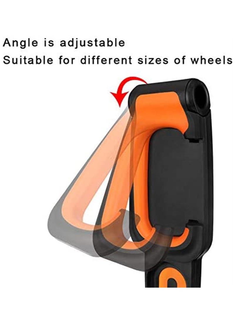 Generic - Adjustable Bike Wall Mount Space Saving Storage Rack Easy Install Vertical Bicycle Hanger with Screws - Image 1