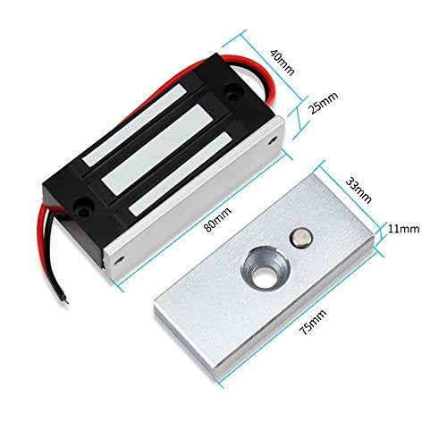 OBO HANDS 60KG (132lbs) 12V Access Control Electric Magnetic Door Lock Electric Lock - Image 2