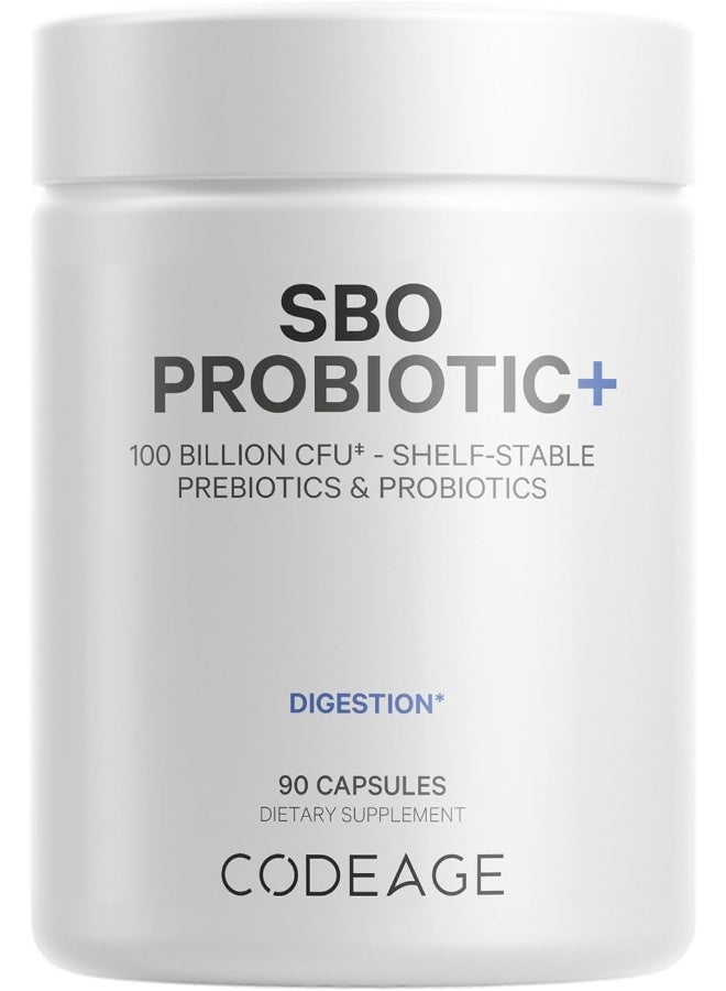 Codeage Sbo Probiotics, 100 Billion Cfus Per Serving, Multi Strain Soil Based Organisms Blend And Organic Fermented Botanical Blend, Shelf-Stable, 90 Capsules - Image 1