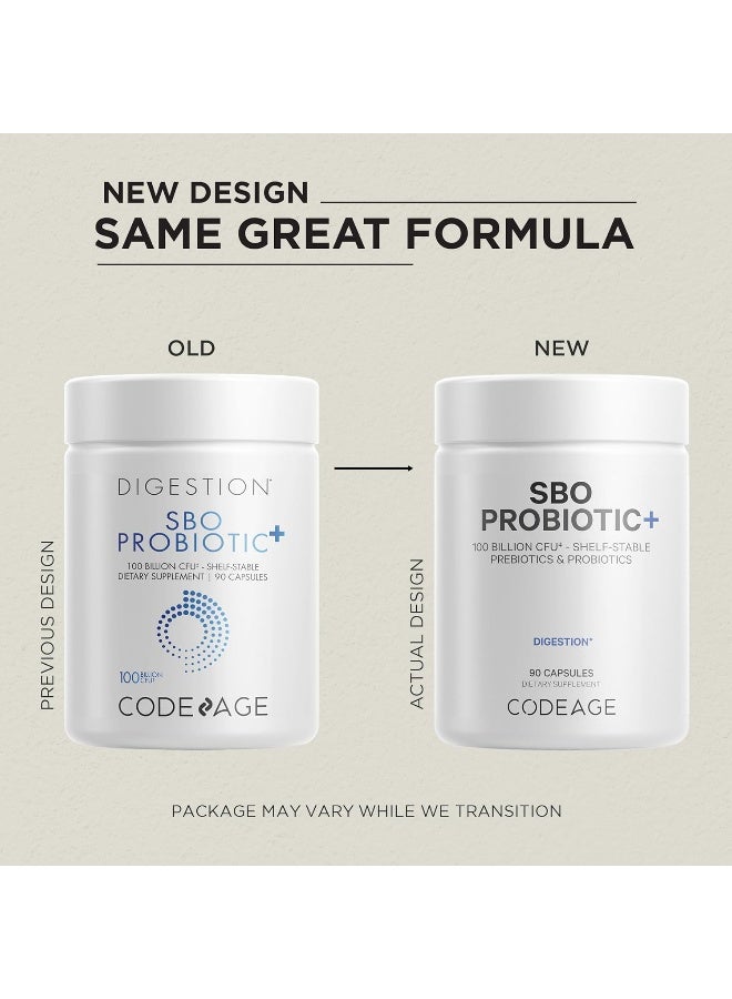Codeage Sbo Probiotics, 100 Billion Cfus Per Serving, Multi Strain Soil Based Organisms Blend And Organic Fermented Botanical Blend, Shelf-Stable, 90 Capsules - Image 3