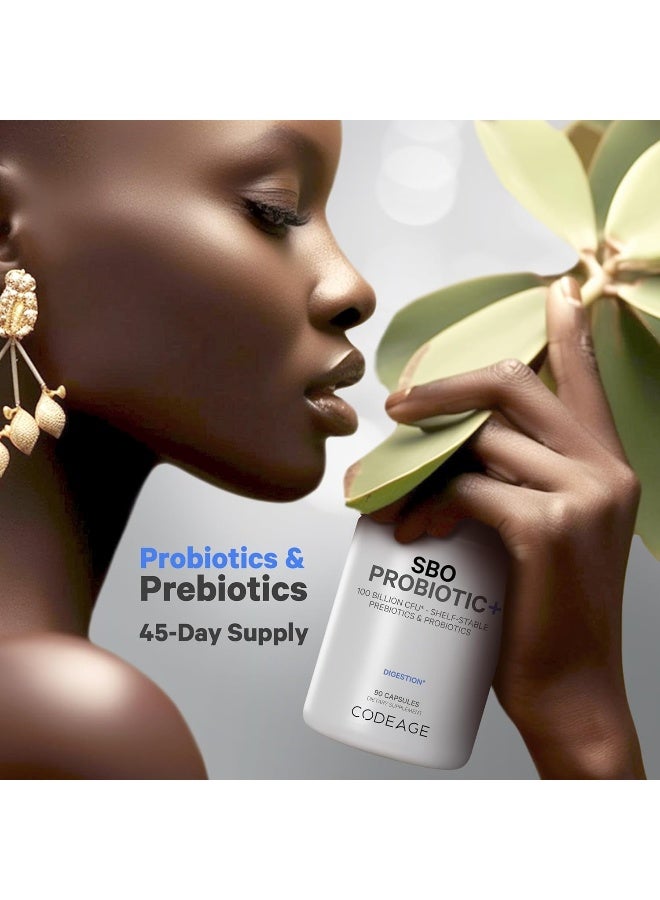 Codeage Sbo Probiotics, 100 Billion Cfus Per Serving, Multi Strain Soil Based Organisms Blend And Organic Fermented Botanical Blend, Shelf-Stable, 90 Capsules - Image 5