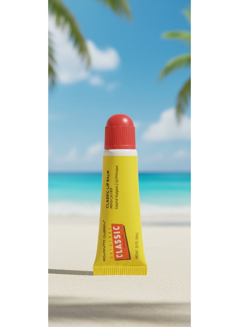 Romantic Classic Medicated Lip Balm with SPF 15 | Healing Lip Protectant for Dry, Chapped Lips | Sunscreen & Relief - Image 3