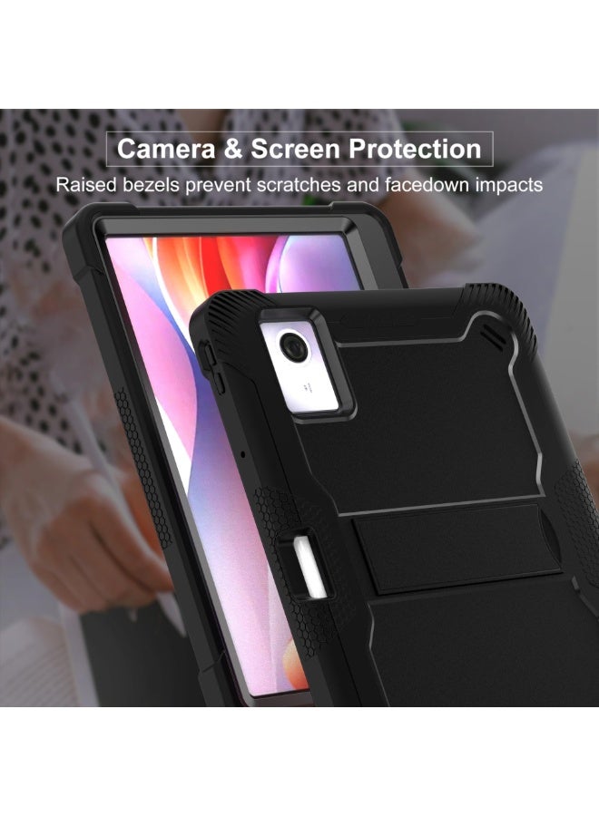 Compatible with Lenovo Idea Tab 11 inch 2025 (TB-336ZU/TB-336FU) Kids Case, with Kickstand  Pen Holder, Rugged Shockproof Heavy Duty Soft Silicone Hard PC Hybrid Case - Image 2