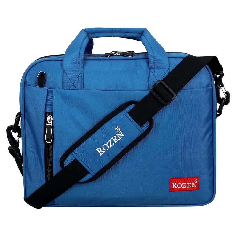 ROZEN 15.6 inch (39.6cm) Laptop Briefcase Shoulder Sling Office Business Professional Travel Messenger Bag for Men and Women Water Repellent Formal Executive Bags - Image 1