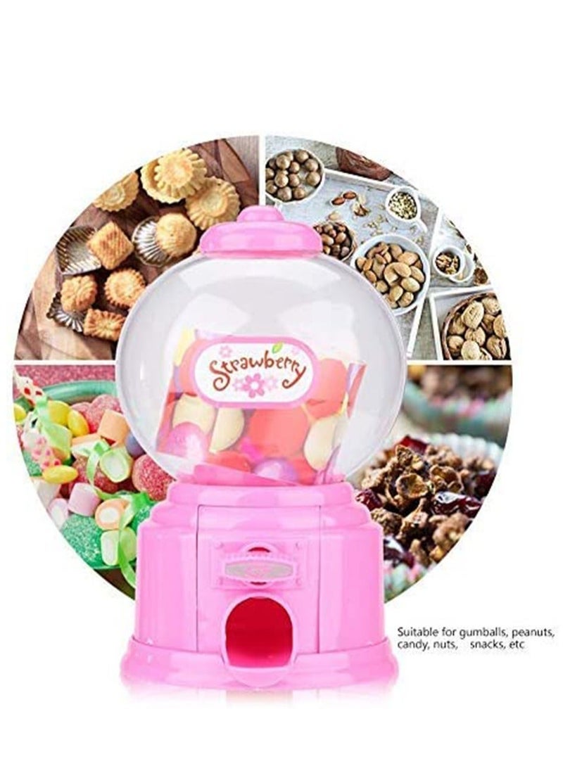 Candy Vending Machine Portable Children Candy Machine Plastic Mini Gumballs Dispenser Kids Kindergarten Gift Vending Machine Vintage Style Sweet Bubblegum Fun Toy Machine for 3 age  - Image 4