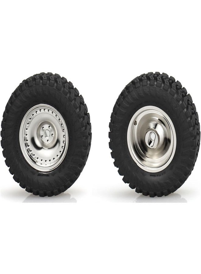 Hot Racing SXTY919H08 4mm Offset Chrome Brass CL 9.3g Wheel SCX30 - Image 5