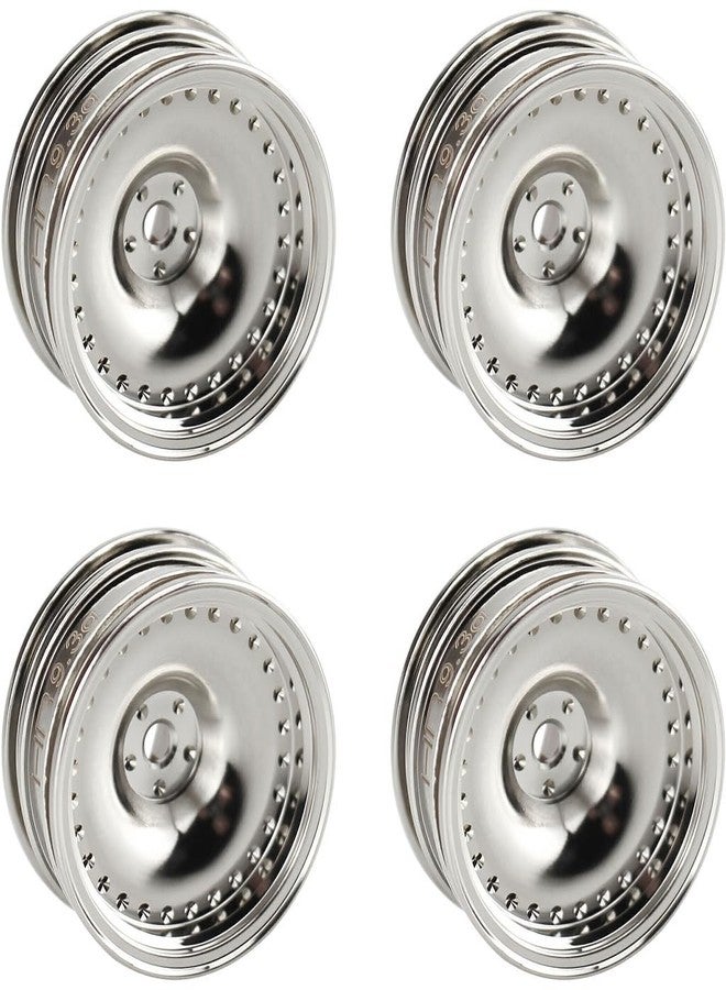 Hot Racing SXTY919H08 4mm Offset Chrome Brass CL 9.3g Wheel SCX30 - Image 1