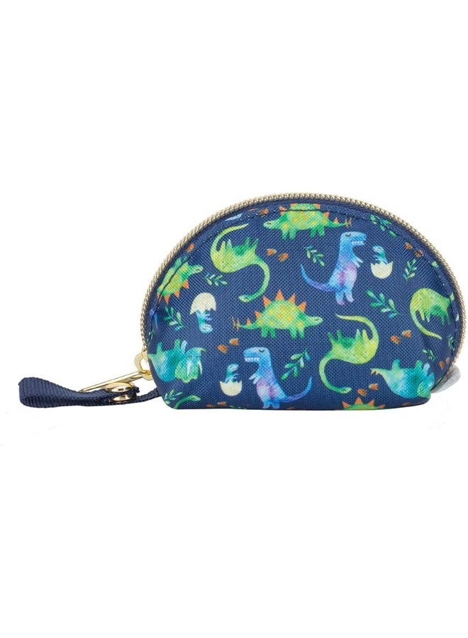 Itzy Ritzy Itzy Ritzy Everything Storage Pouch; Small Zipper Pouch Holds 2 Pacifiers; Snap Handle Attaches to Diaper Bag, Stroller or Purse; Holds Earbuds, Chargers, Change or Disposable Bags (Dinosaur)  - Image 4