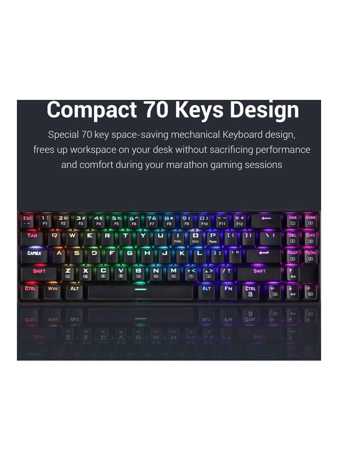 ريدراجون لوحة مفاتيح لاسلكية ديموس K599 KRS بإضاءة RGB للألعاب - Image 3