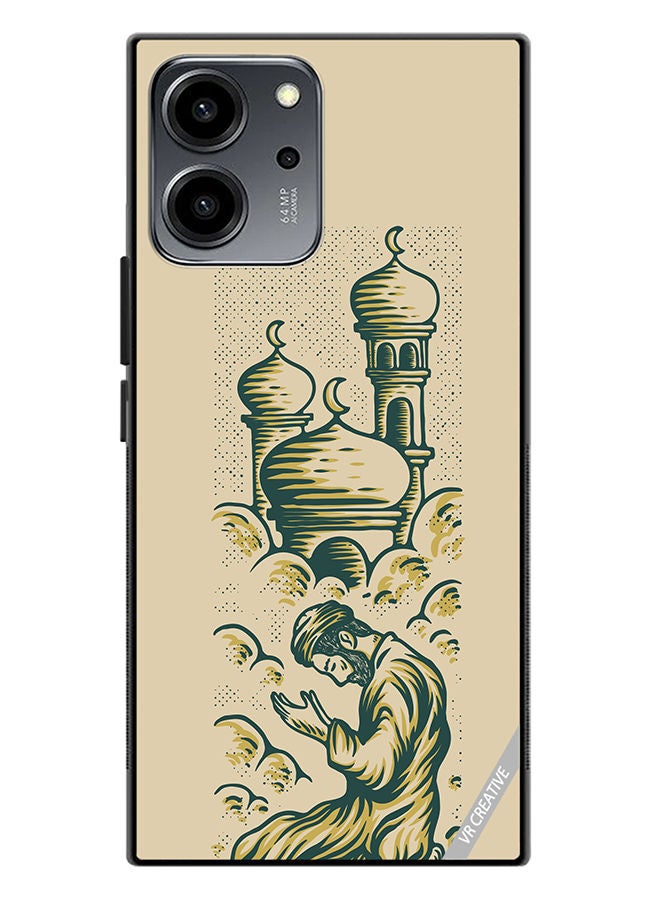 VR CREATIVE Protective Case Cover For Honor 80 SE Prayer Design Multicolour - Image 1