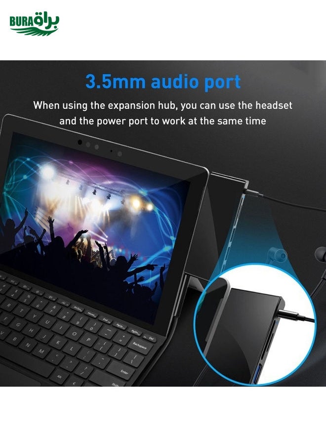 BURAQ - Rocketek SGO772 Type-C to USB3.0 / HDMI HUB Adapter for Surface Pro GO - Image 1