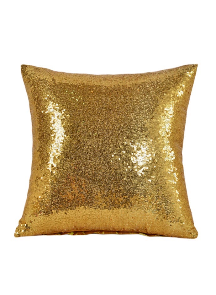 NIBEMINENT Decorative Cushion Cover Gold 45x45centimeter