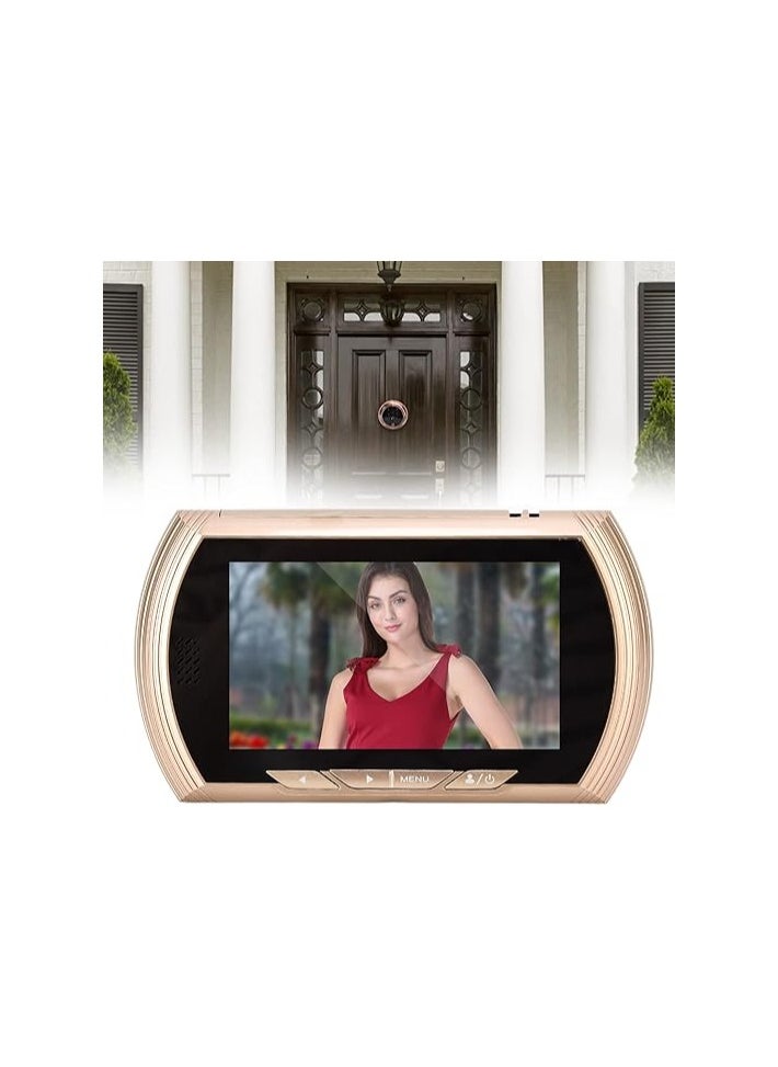 Generic - Digital Door Viewer Camera – 4.5-Inch TFT LCD – Video Doorbell – PIR Motion Detection – 170° Wide Angle – Night Vision – Home Security System - Image 1