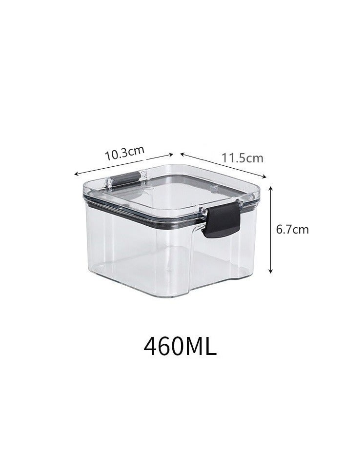 Airtight Food Storage with Lid, Double Sealed Thick storage Jar, Leak Proof, Easy to Clean, BPA Free,  Kitchen and Other Storage, 460ML - Image 2