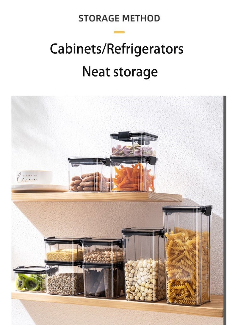 Airtight Food Storage with Lid, Double Sealed Thick storage Jar, Leak Proof, Easy to Clean, BPA Free,  Kitchen and Other Storage, 460ML - Image 5