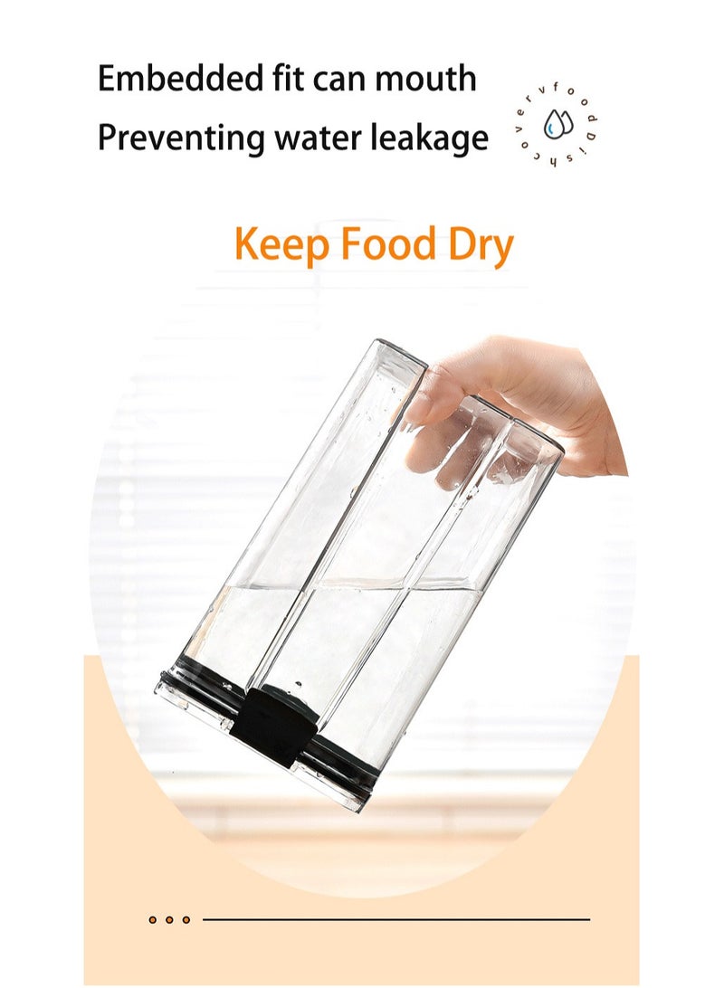 Airtight Food Storage with Lid, Double Sealed Thick storage Jar, Leak Proof, Easy to Clean, BPA Free,  Kitchen and Other Storage, 460ML - Image 3