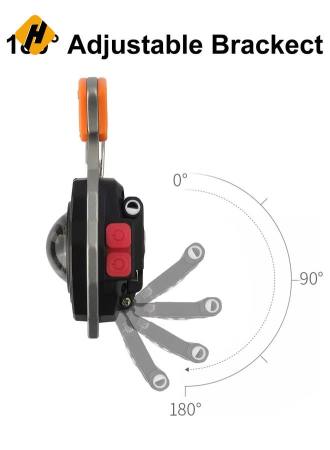 HuHa Mini Portable Work Light 800 Lumen Rechargeable Torch Keyring Inspection Lights with Bottle Opener, Magnetic Base, for Camping/Repairing/Emergency (2 Pieces)  - Image 5