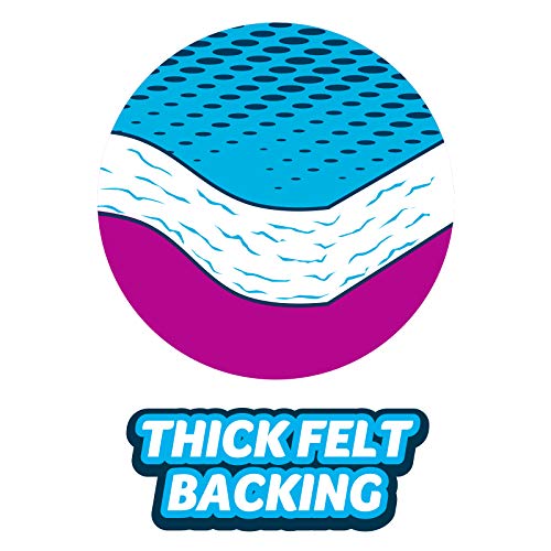 minky غطاء طاولة الكي مينيكي هومكير سمارت فيت سوبر سايز مع سطح عاكس للحرارة - يناسب طاولات الكي الكبيرة جداً حتى 57 × 21 بوصة (أبيض/متعدد الألوان) - Image 5