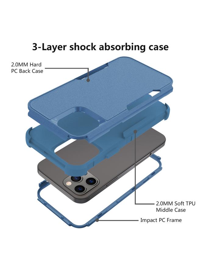 Zaboon Case For iPhone 13 Pro Commuter Shockproof TPU + PC Protective Case - Image 5
