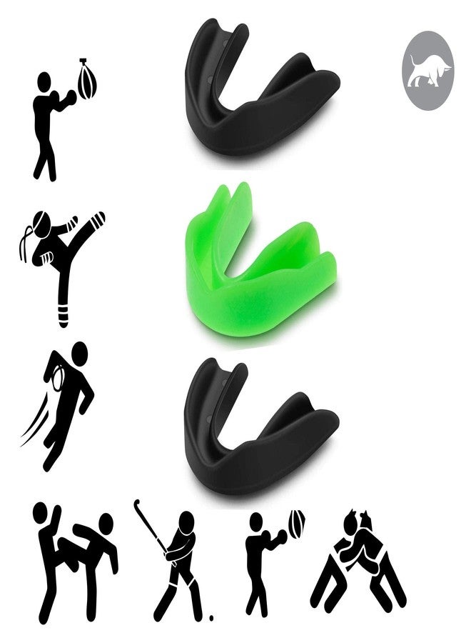 DRANGE 3 - عبوة واقي الفم/واقي اللثة - للملاكمة، وفنون القتال المختلطة، والرجبي، والملاكمة التايلاندية، والهوكي، والجودو، والكاراتيه، وفنون الدفاع عن النفس، وجميع الرياضات التي تتطلب احتكاكًا جسديًا - Image 2