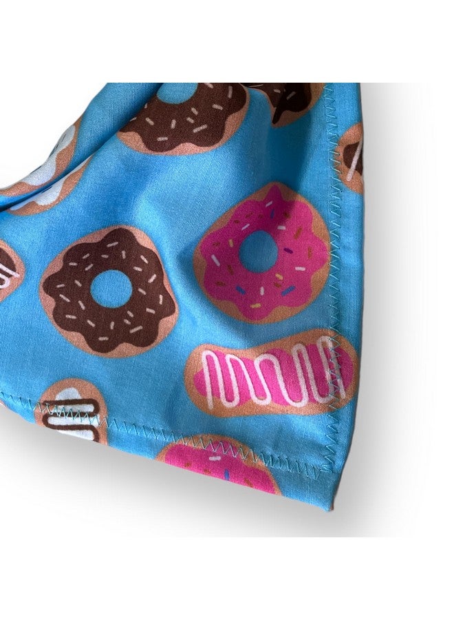 W Brings Happy Birthday Donuts Dog Bandana/Scarf With Cakes & Candles | This Stunning Gorgeous Design Dog Bandana Scarf Is Perfect Styling Accessory For Dogs One Size Fits All. - Image 4