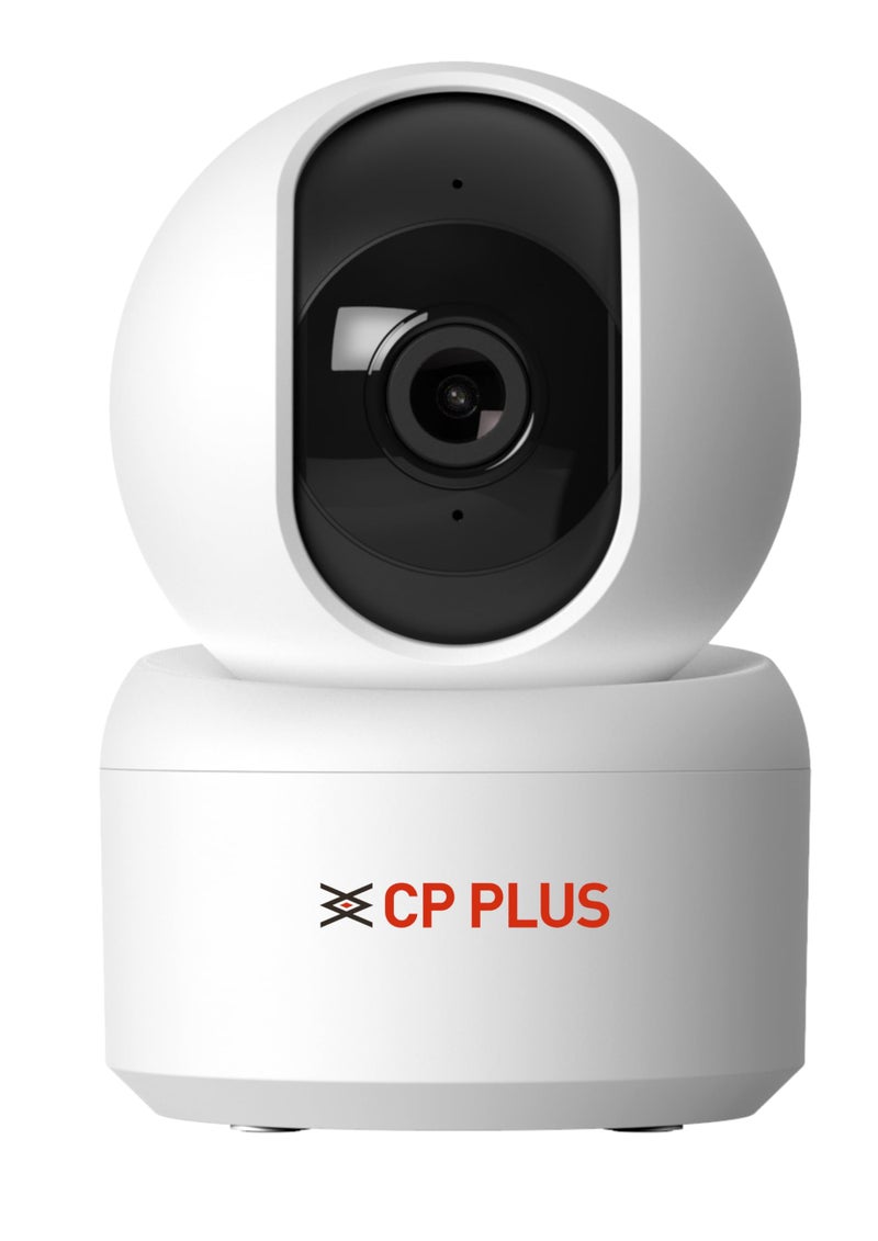 CP PLUS كاميرا مراقبة واي فاي ذكية بدقة 4MP كواد إتش دي من CP PLUS للمنزل | دوران 360° وإمالة 59° | تكنولوجيا CTC Cyber Secure | عرض وتحدث | مجموعة الكشف الذكي | رؤية ليلية بالأشعة تحت الحمراء | تسجيل سحابي | دعم OK Google | CP-E45Q - Image 1