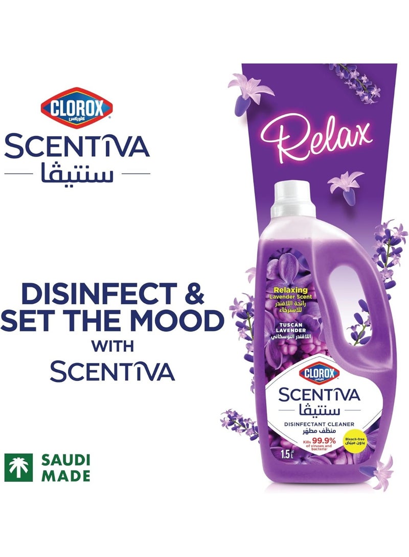Clorox Scentiva Tuscan Lavender Bundle Includes Multipurpose Disinfectant Floor Cleaner 3L + 709ml + 500ml - Image 3