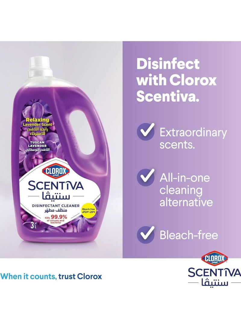 Clorox Scentiva Tuscan Lavender Bundle Includes Multipurpose Disinfectant Floor Cleaner - Image 3