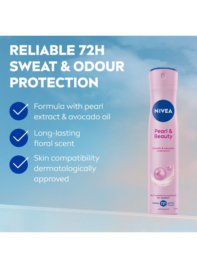 Nivea Pearl And Beauty Antiperspirant Deodorant Pearl Extract And Avocado - Image 2