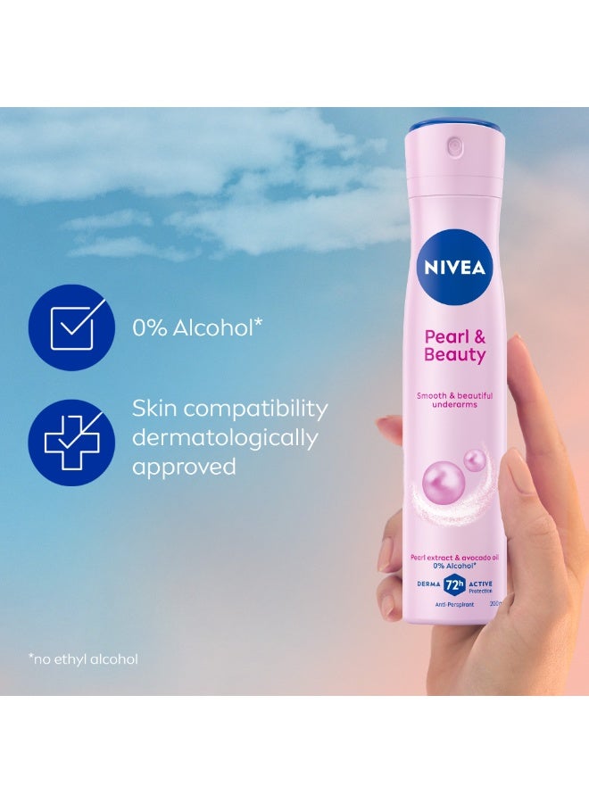 Nivea Pearl And Beauty Antiperspirant Deodorant Pearl Extract And Avocado - Image 3