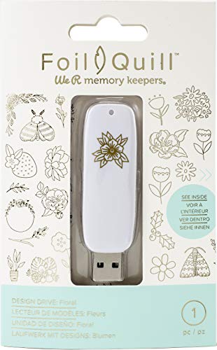 We R Memory Keepers FOIL QUILL USB Drive Floral - Image 1