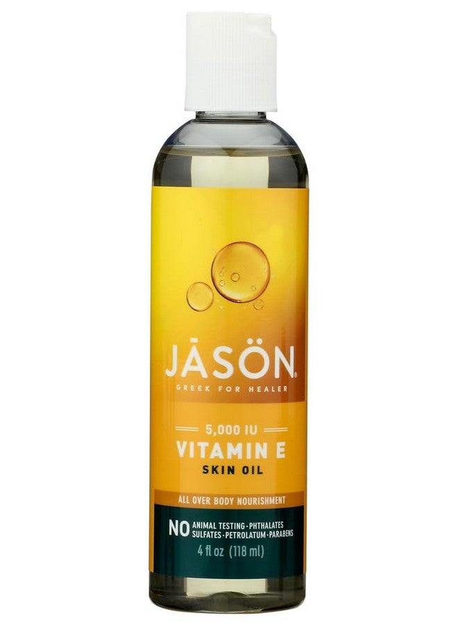 Jason Skin Care Vitamin E Oil 5000 I.U. 4 Fl. Oz. Pure & Natural Beauty Oils (A) 2Pc - Image 1