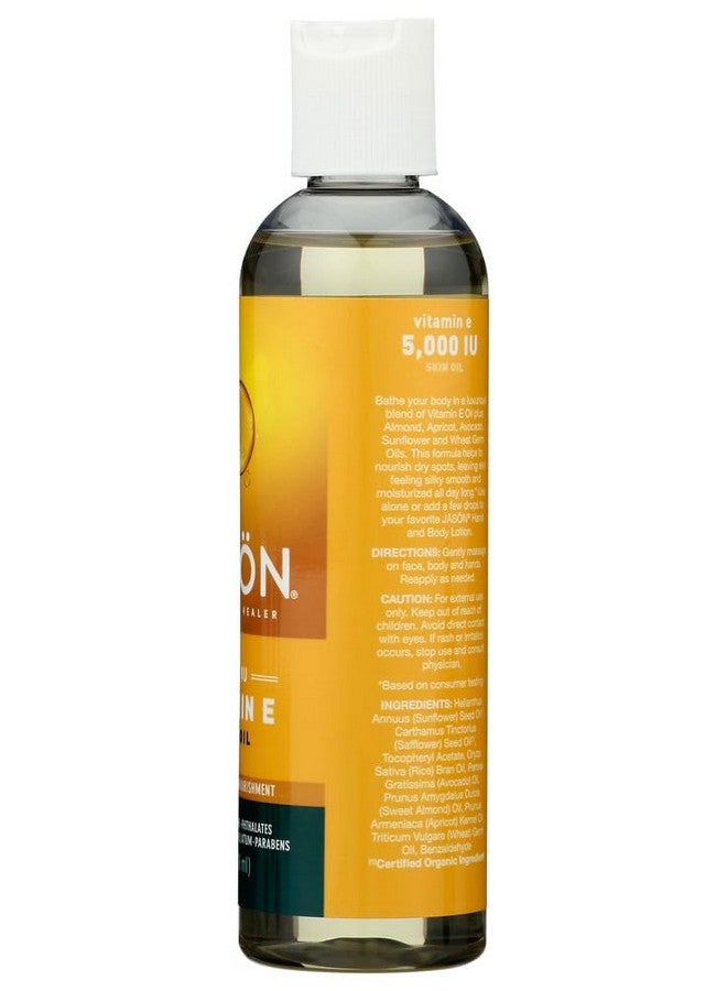 Jason Skin Care Vitamin E Oil 5000 I.U. 4 Fl. Oz. Pure & Natural Beauty Oils (A) 2Pc - Image 4