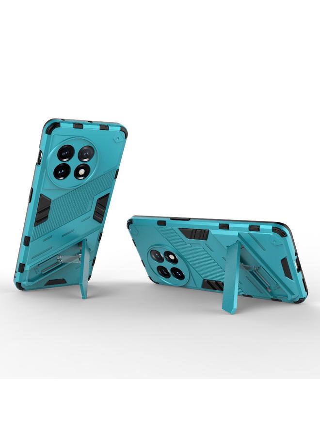 S-TOP Case For OnePlus 11 5G Punk Armor 2 in 1 PC + TPU Shockproof Phone Case with Invisible Holder - Image 3