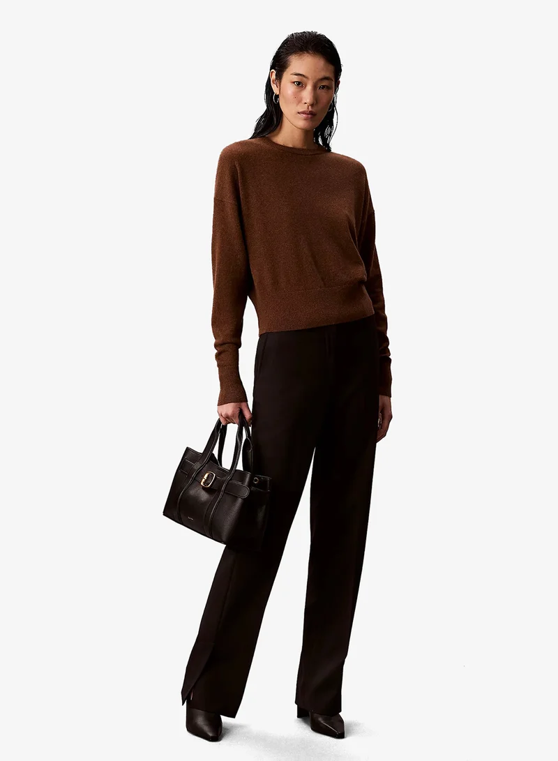 CALVIN KLEIN Casual Buckle Mini Tote With Strap