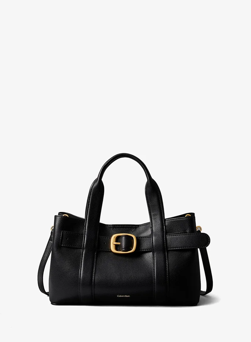 CALVIN KLEIN Casual Buckle Mini Tote With Strap