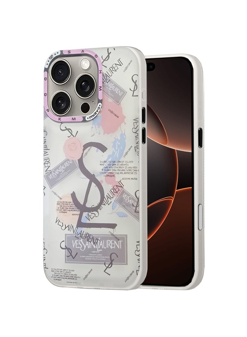 Techie غطاء خلفي جمالي فسايلورنت مع واقي عدسة كاميرا مرتفع لآيفون 16 برو - Image 1