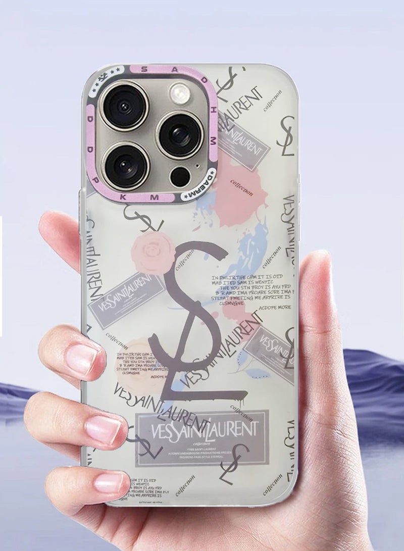 Techie غطاء خلفي جمالي فسايلورنت مع واقي عدسة كاميرا مرتفع لآيفون 16 برو - Image 3