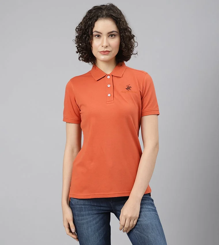 Beverly Hills Polo Club Logo Embroidered Polo T-Shirt