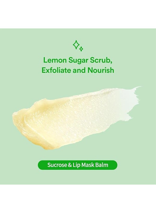 توكوبو سكر الليمون قناع شفاه، تقشير وتغذيه قناع شفاه خفيف خط شفاه النوم، ترطيب شفاه ليلي رعاية كريم 20ML - Image 3