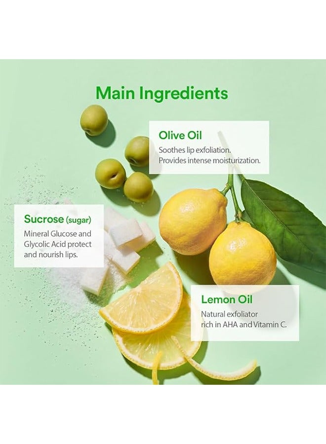 توكوبو سكر الليمون قناع شفاه، تقشير وتغذيه قناع شفاه خفيف خط شفاه النوم، ترطيب شفاه ليلي رعاية كريم 20ML - Image 4