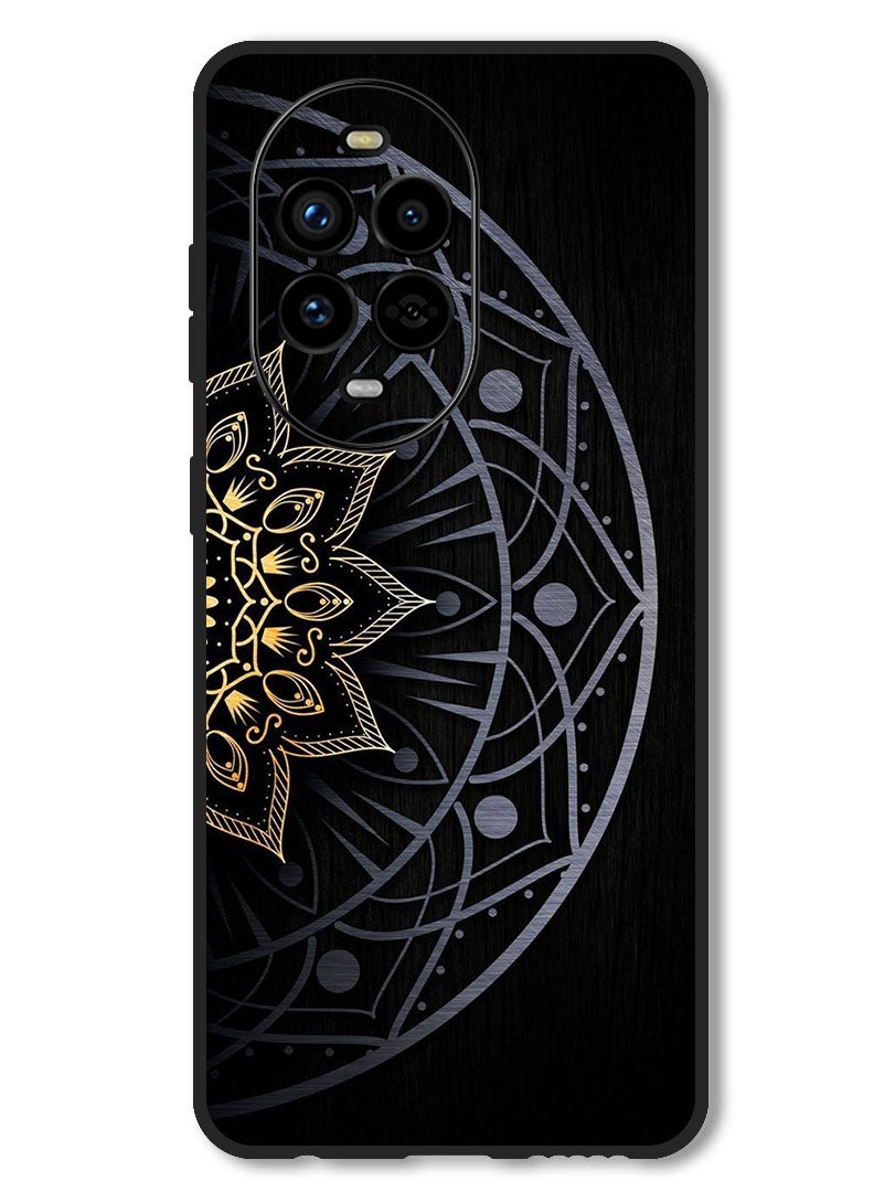 Theodor Case Compatible with Huawei Nova 13 Pro Protection Shockproof Bumper Cover Floral Art 2 - Image 1