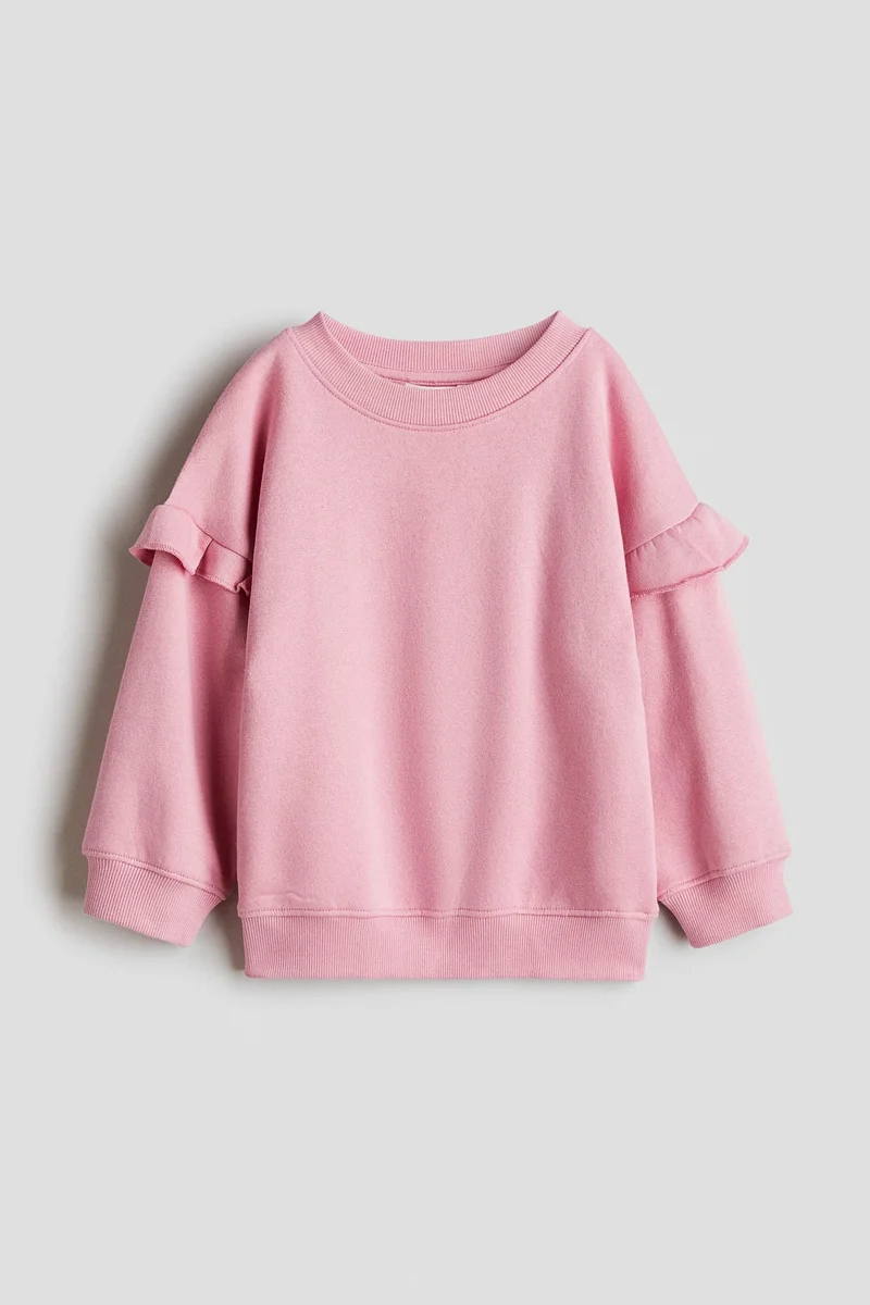 H&M Frilled sweatshirt
