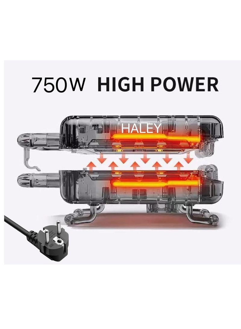 Haley صانعة الساندويتشات Wtrtr HALEY، صانعة وجبات خفيفة متعددة 8 في 1، ساندويتشات قابلة للفصل، شواية، أطباق صنع الوافل مع طلاء الباكليت، ضمان لمدة عام (8 في 1)  - Image 3